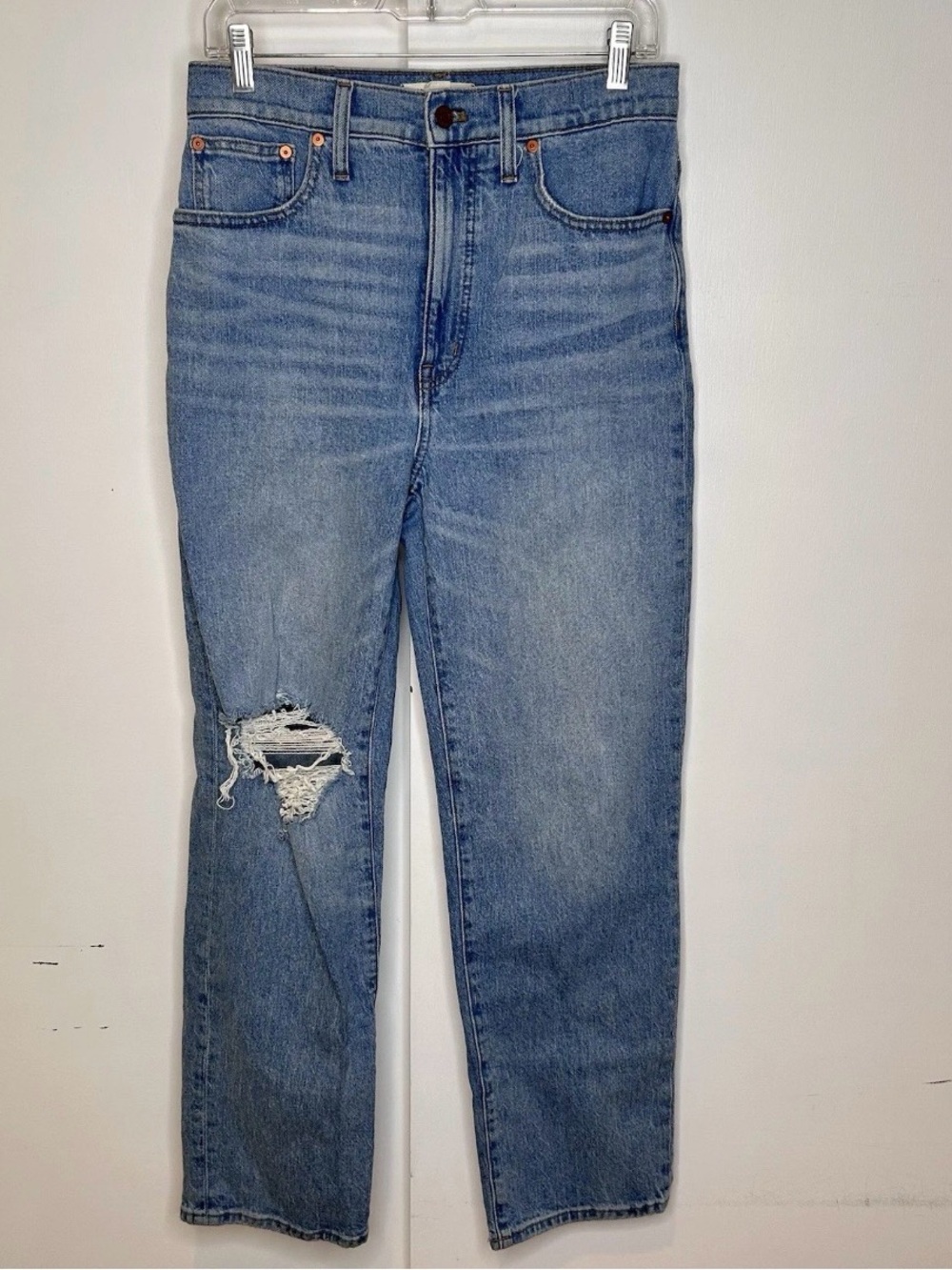 Madewell The Perfect Vintage Straight Jean In Reinhart Wash